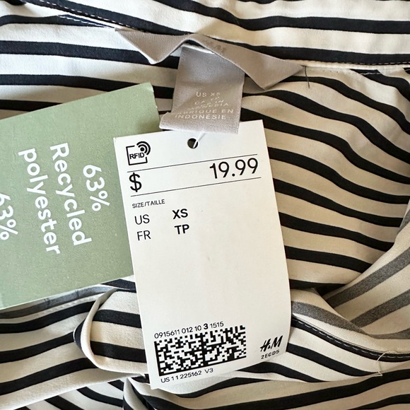 H&M conscious striped shirt - Picture 6 of 6